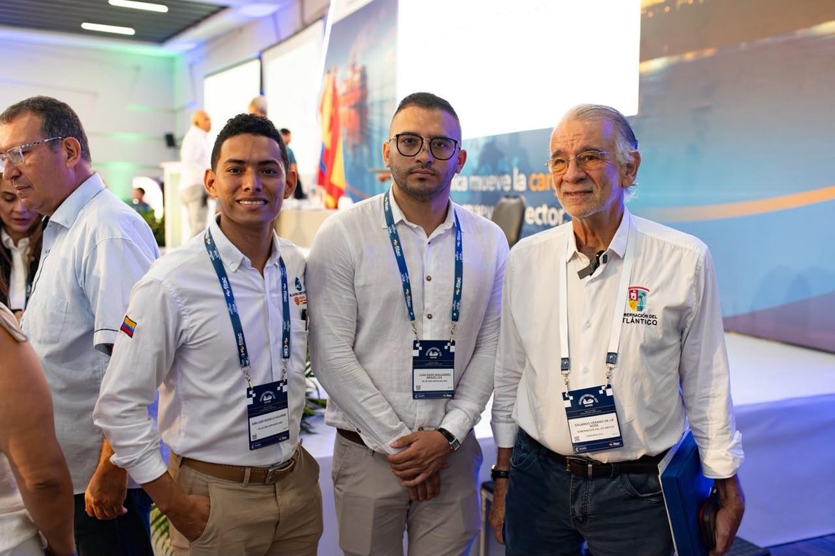 Dirección de Blue Sea Services S.A.S en la feria del sector logístico FITAC, Atlántico